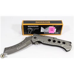 NEW BROWNING STAINLESS STEEL KNIFE