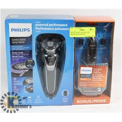 PHILIPS SERIES 5000 WET/DRY SHAVER WITH PHILIPS