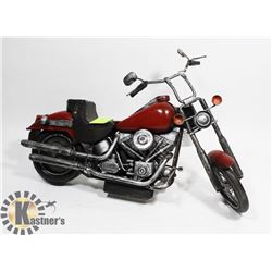 REPLICA HARLEY DAVIDSON MODEL RED COLLECTIBLE.