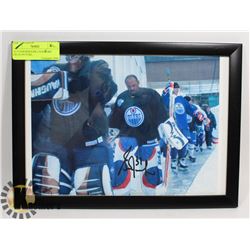 AUTOGRAPHED BILL RANFORD OILER PICTURE