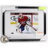 Image 1 : FRAMED CAREY PRICE AUTOGRAPHED WITH FSHQ COA.