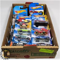 FLAT OF ASSORTED HOTWHEELS & MATCHBOX. - ON CHOICE