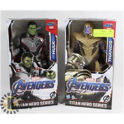MARVEL AVENGERS TITAN HERO SERIES HULK & THANOS