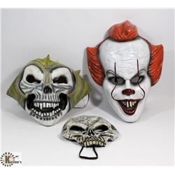 LOT OF 3 MASKS.