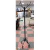 Image 1 : DECORATIVE BLACK METAL COAT STAND -