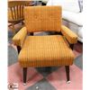 Image 1 : VINTAGE ORANGE ARMCHAIR. FURNITURE