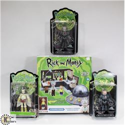 LOT OF ASSORTED RICK & MORTY COLLECTIBLES.