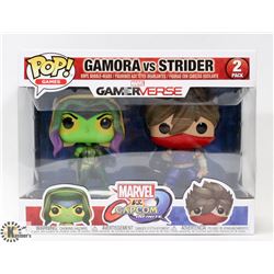 POP! GAME GAMORA VS STRIDER VINYL FIGURES.