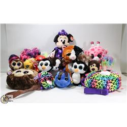 FLAT OF ASSORTED PLUSH.