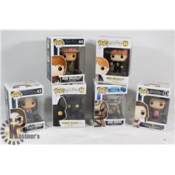 LOT OF 6 ASSORTED FUNKO POP VINYL FIGURES.