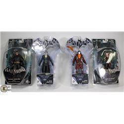 LOT OF 4 ASSORTED DC FIGURES.