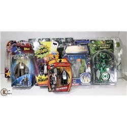 BOX OF ASSORTED DC FIGURES.