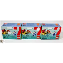 LOT OF 3 LEGO 85PC SETS,