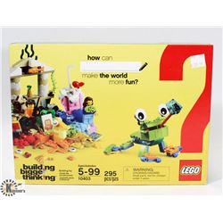 LEGO 295PC BUILDING BIGGER THINKING,