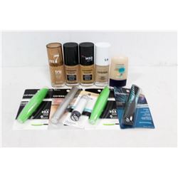 BAG OF ASSORTED COVERGIRL MAKEUP.