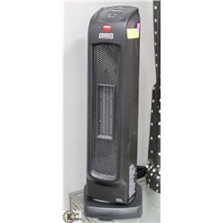 HEAT & SAVE BLACK FLOOR OSCILLATING
