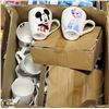 Image 1 : BOX OF MOSTLY DISNEY COFFEE CUPS