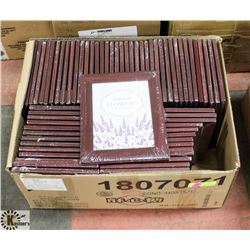 BOX OF 6"X8" PICTURE FRAMES