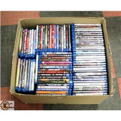 BOX OF ASSORTED BLU RAYS