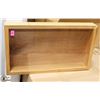 Image 1 : OAK SHADOW BOX DISPLAY