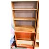 Image 1 : LOT OF 2 ASSORTED SIZED BOOKSHELVES.