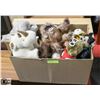 Image 1 : BOX OF ASSORTED STUFFED ANIMALS