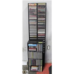 2 CD RACKS WITH CONTENTS