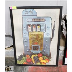 FRAMED VLT FRUIT PICTURE