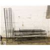 Image 1 : LOT OF 4 METAL MEDIA RACKS
