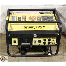 CHAMPION 4000 WATT GENERATOR 196CC