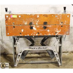 BLACK AND DECKER FOLDING WORK TABLE.