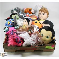 FLAT OF ASSORTED PLUSH.