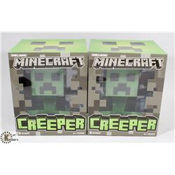 LOT OF 2 MINECRAFT CREEPERS.