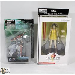 LOT OF 2 FINAL FANTASY FIGURES - SELPHIE TILMITT &