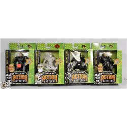 LOT OF 4 GI JOE BATTLERS FIGURES.