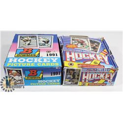 2 BOXES OF 19991-92 HOCKEY CARDS 1 BOX  O-PEE-CHEE