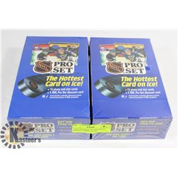 2 SEALED BOXES OF 1990 PROSET HOCKEY CARDS (PACKS)