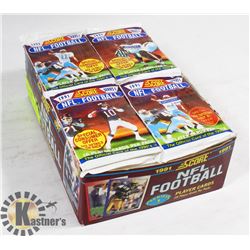 BOX OF 1991 SCORE NFL FOOTBALL CARDS ( PACKS )