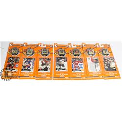 LOT OF 7 NHL PIN AND CARD COLLECTOR SETS INCLUDES