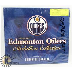 COMPLETE SET OF 2003-04 EDMONTON OILERS MEDALLION