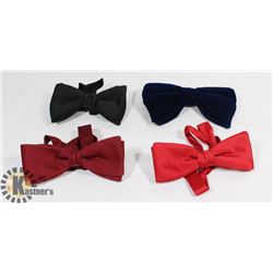 LOT OF 4 BOWTIES.