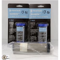 LOT OF SPA/POOL TEST STRIPS & MORE.