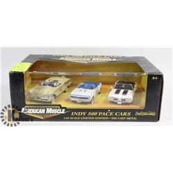 AMERICAN MUSCLE INDY 500 PACE CARS ERTL 1:43