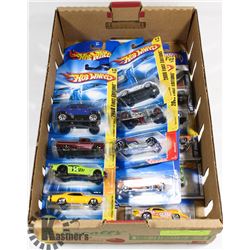 FLAT OF ASSORTED HOTWHEELS & MATCHBOX.