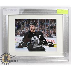 FRAMED CONNOR MCDAVID 2019 ALL STAR GAME PHOTO.