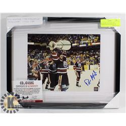 BILLED BILL RANFORD 1990 STANLEY CUP AUTOGRAPH W/