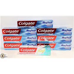 BAG OF ASSORTED COLGATE TOOTHPASTE - (ON CHOICE)