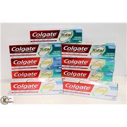 BAG OF ASSORTED COLGATE TOOTHPASTE - (ON CHOICE)