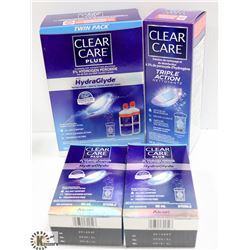 BAG OF CLEAR CARE PLUS CONTACT LENS CLEANER