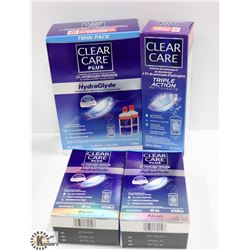 BAG OF CLEAR CARE PLUS CONTACT LENS CLEANER